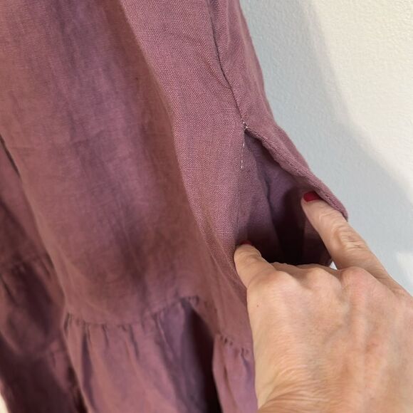 Magaschoni 100% Linen Dress, Size S/P - Picture 2 of 6
